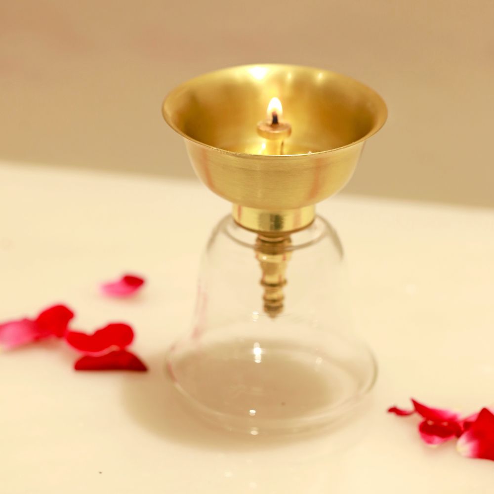 Prakash Vatika Diya Stand Small